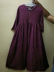 Elegant Purple Kurta