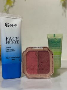 Makeup Bundle: Primer, Blush, Wash