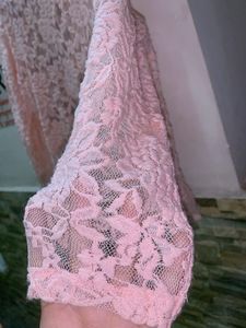 Pink Lace Top