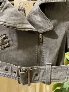 Stylish Gray Cropped Jacket