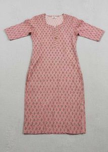 Elegant Pink Printed Kurta