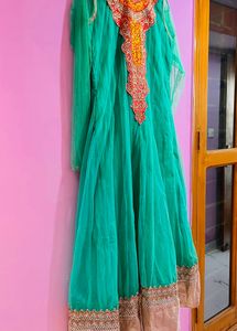 Sea Green Anarkali