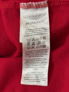 HACKETT x ASTON MARTIN Red Polo T-Shirt