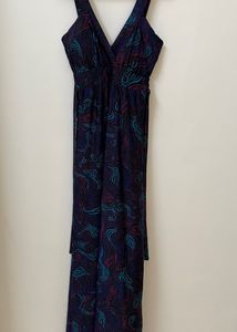 Party Wear Gown, Padded, Flowy Fabric