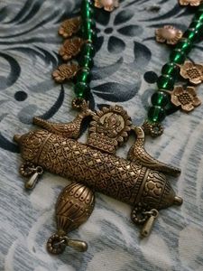 Green Beaded Necklace