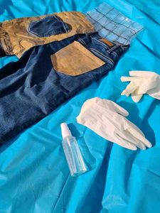 Two-Tone Denim jeans DIY