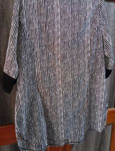 Striped Button-Down Top