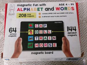 Magnetic Fun With ALPHABETS and WORDS