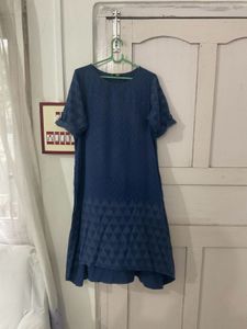 Navy Blue Kurti