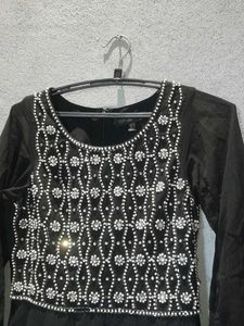 Elegant Black Ethnic Gown