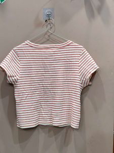 Striped Crop Top