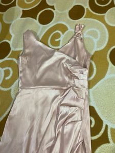 Elegant Blush One-Shoulder Dress