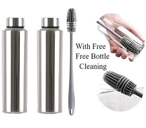 Stainless Steel Bottle Pack Of 2😊