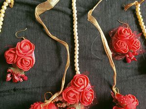 Haldi Flowers Jewellery
