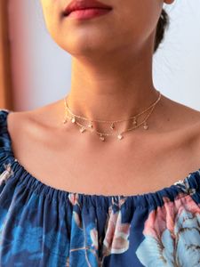 Myra Sleek double layred choker