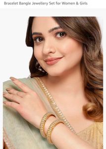 Traditional Gold Plated ✨ Bangle Set For Women👸