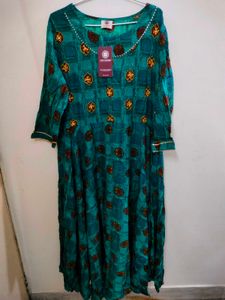 Elegant Green Dress (3XL SIZE)