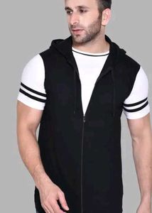 Hoodie with Short Sleeves
