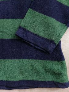 Striped Fleece Pullover