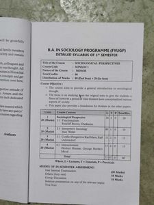 Sociological Perspectives Book(BA 1st semester)