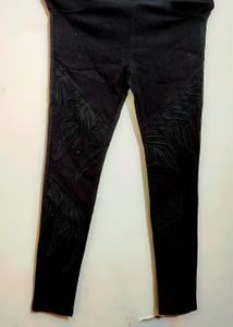 Black ⚫ Designer Pant For Girl 26 Waist