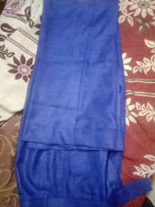 Blue  Formal New Stitched 28 Waist Pur Bell Bottom