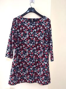 Heart Print Tunic Dress