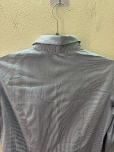 Oodji Stripes Peplum Shirt