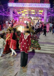 Maroon Embroidered Kurta