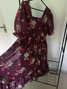 Purple Midi Dress
