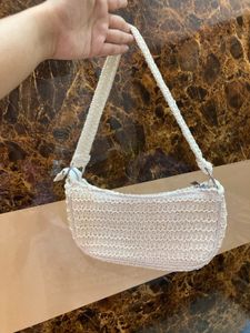 H&amp;M Straw Shoulder Bag