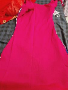 Pink woolen Kurta