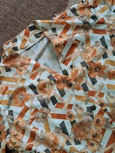 Vintage Floral Print Top