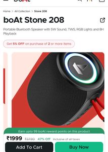 boAt Stone 208 Speaker