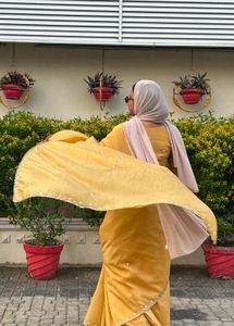 Elegant Yellow Saree