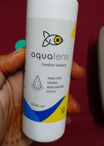 Combo Of 2 Lenskart Specs Box + Aqualens Solution