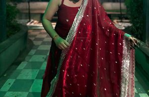 Elegant Red Kurta Set