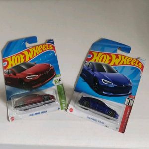 Hot Wheels Tesla Model S Plaid Set