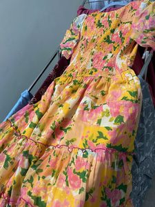 Floral Print Midi Dress-XL