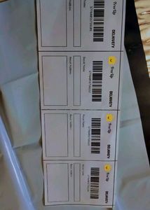 Freeup 8 Sticker And 3 Courier Bag