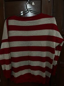 Red Party Top Shimmer