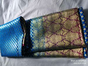 Elegant Blue &amp; pink Benarasi Saree