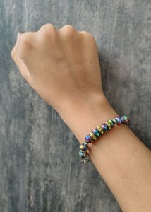 Rainbow Crystal Beaded Bracelet