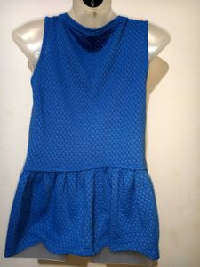 🎊Buy 1, Get 1 Free🎁Blue Sleeveless Top 32"-34"