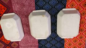 3pc. Ceramic Snacks Plate