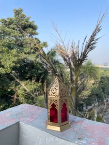 Decorative Red Glass Lantern
