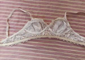 Net White Bra