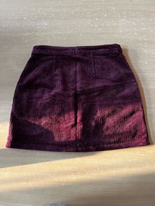 Corduroy Mini Skirt