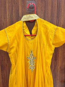 Yellow Embroidered Kurta Set