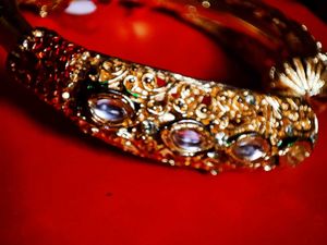 Elegant Gold Bangle Set